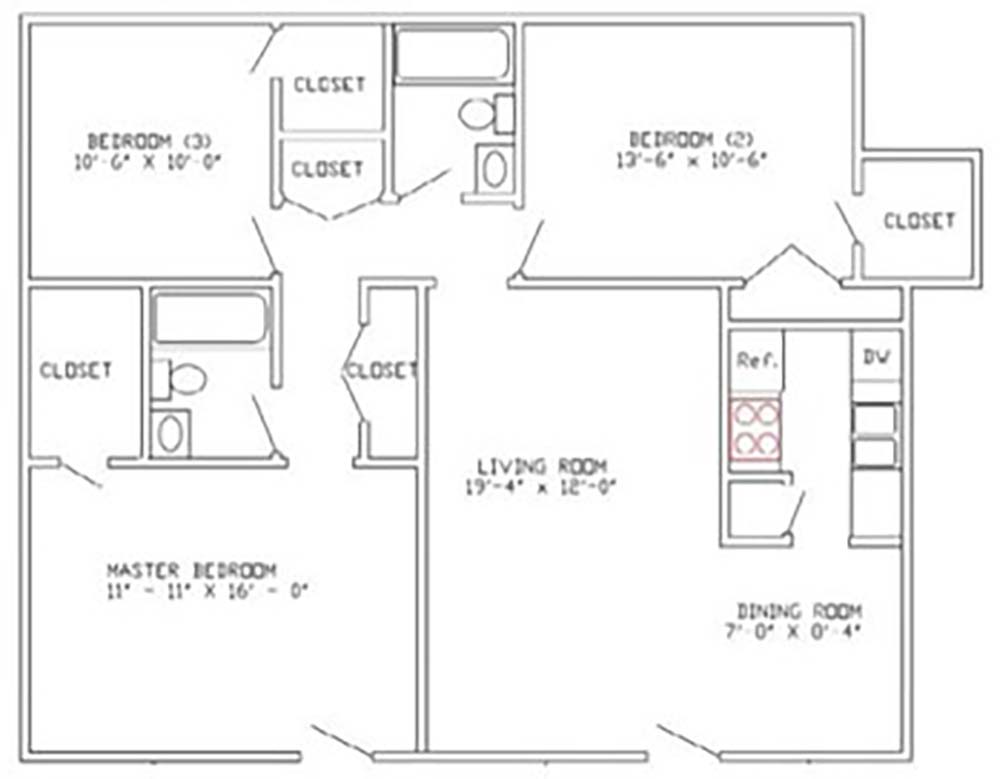 Apartment Floorplans in Irving, TX Villa La Paz Apartments